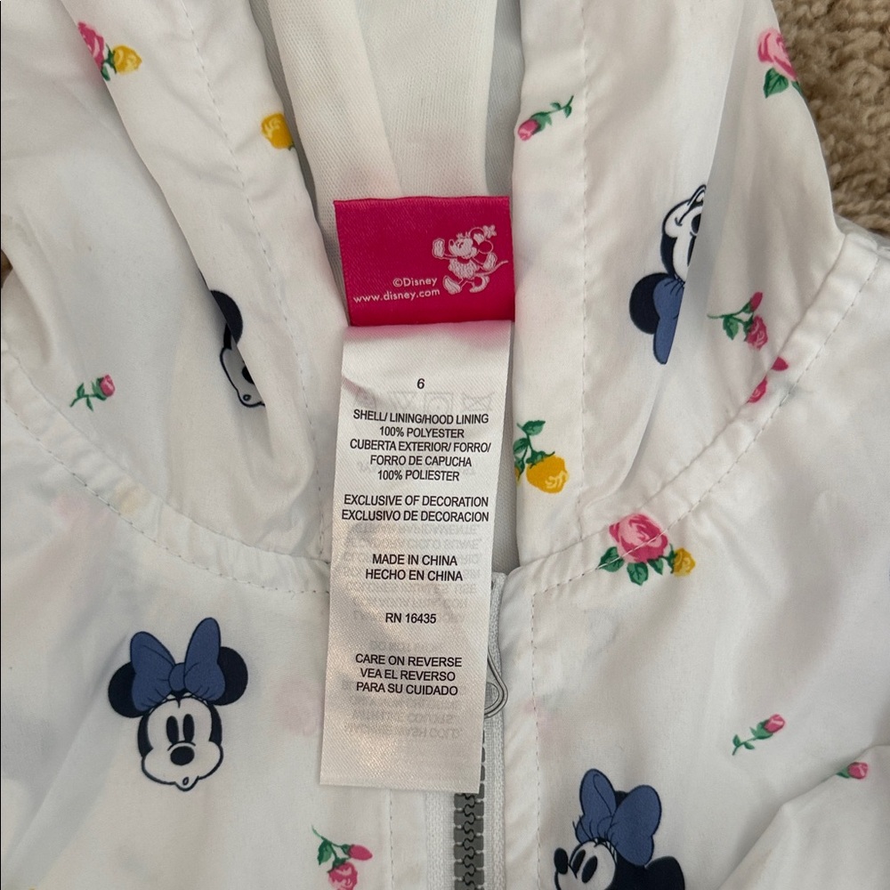 Disney Minnie Mouse White and Pink Hooded Outfit - Picture 5 of 8